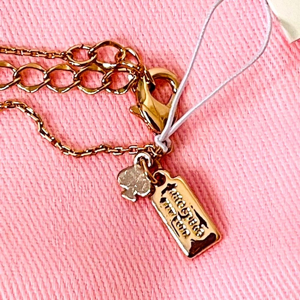NWT Kate Spade Ready Set Bow Pave mini pendant Rose gold necklace. - Picture 3 of 9